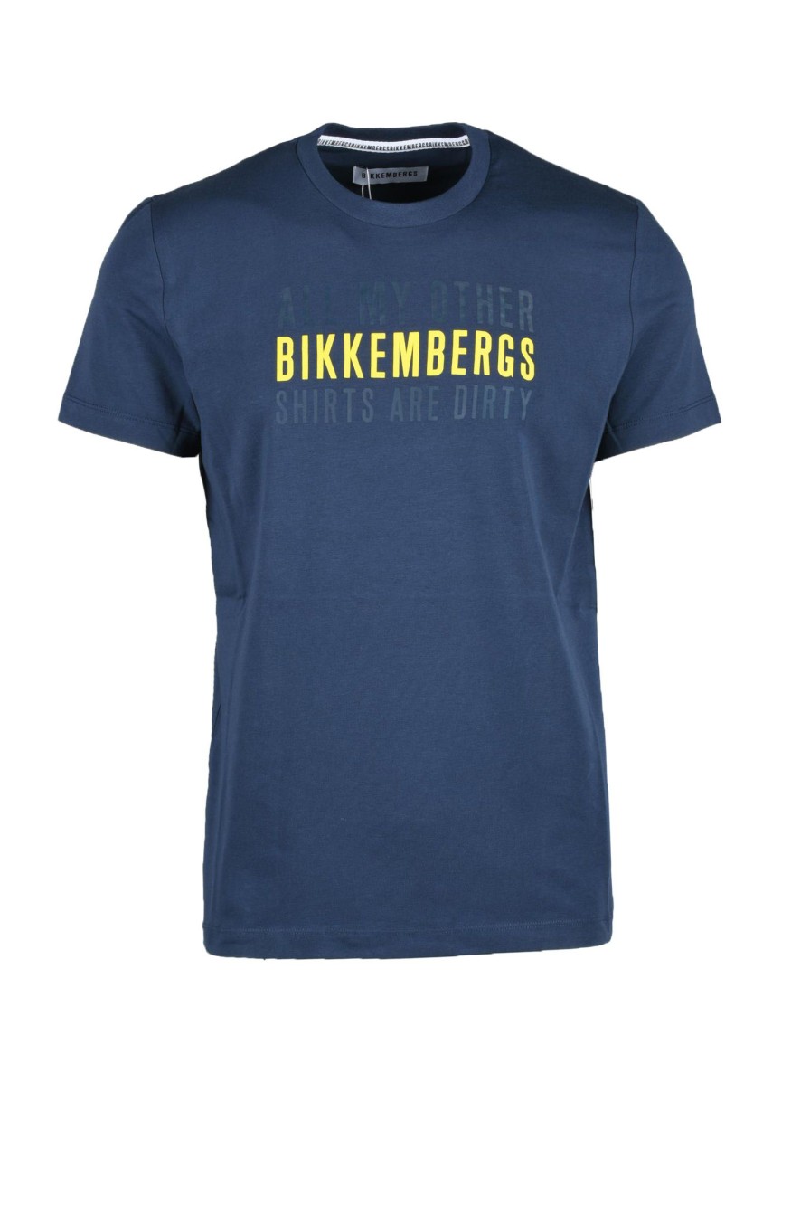 Uomo BIKKEMBERGS | Bikkembergs Tshirt Bianco