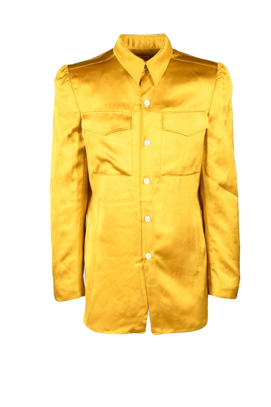 Uomo DRIES VAN NOTEN | Dries Van Noten Camicia Giallo