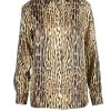 Donna ROBERTO CAVALLI | Roberto Cavalli Camicia Marrone/Nero