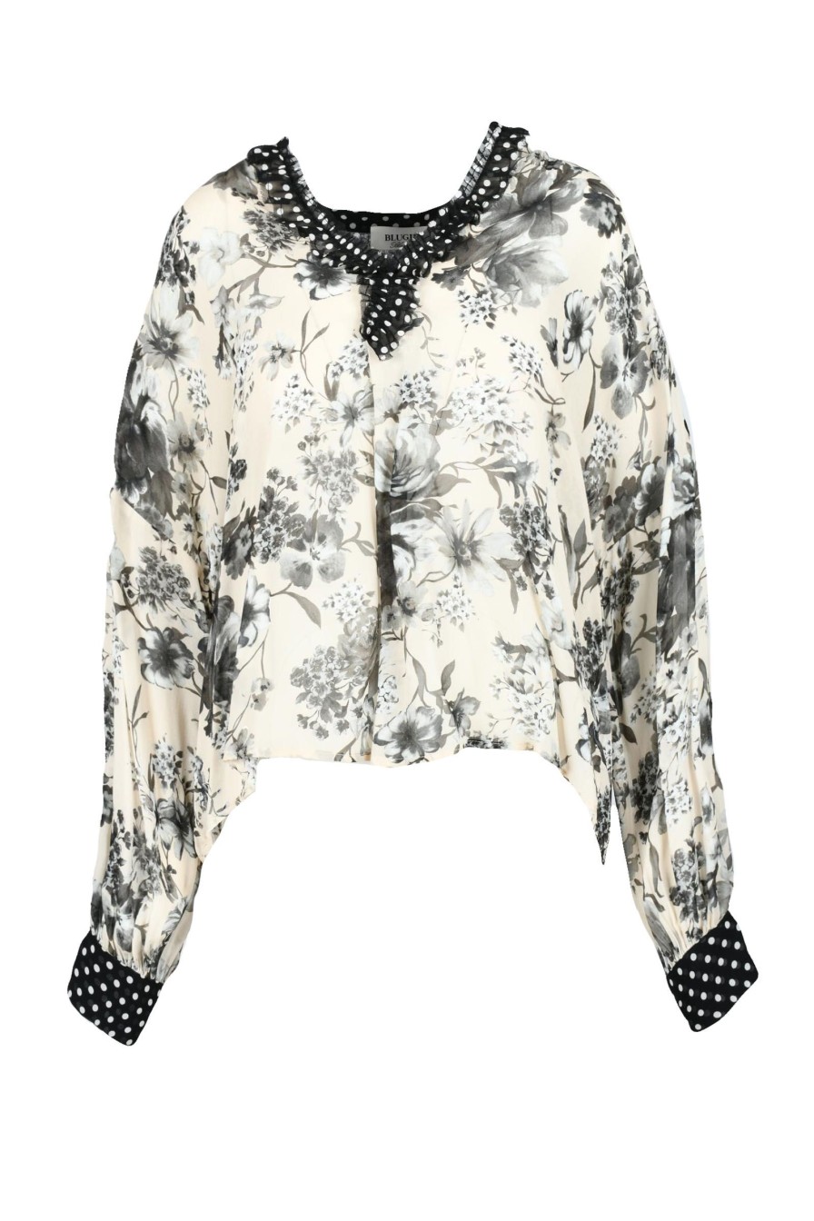 Donna BLUGIRL BLUMARINE | Blugirl Blumarine Maglia Nero/Beige