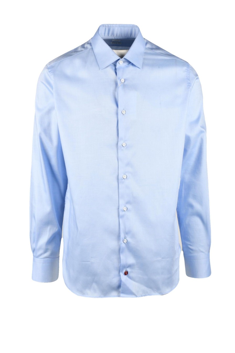 Uomo CARREL | Carrel Camicia Celeste