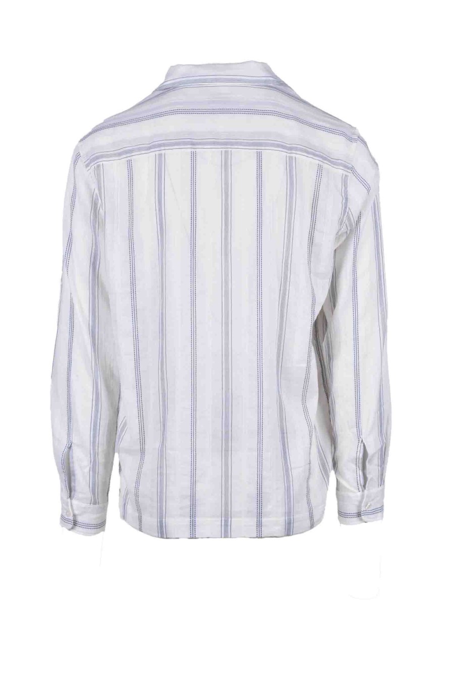 Uomo ALTEA | Altea Camicia Bianco/Blu