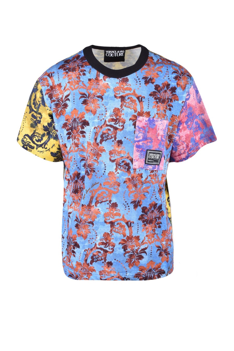 Uomo VERSACE JEANS COUTURE | Versace Jeans Couture Tshirt Multicolore