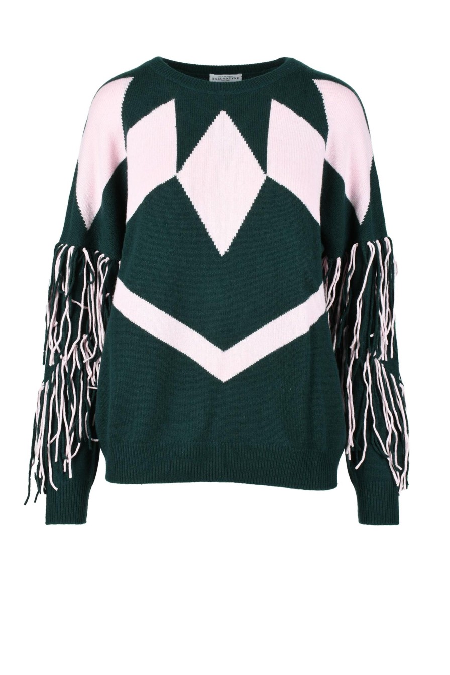 Donna BALLANTYNE | Ballantyne Maglia Green/Pink