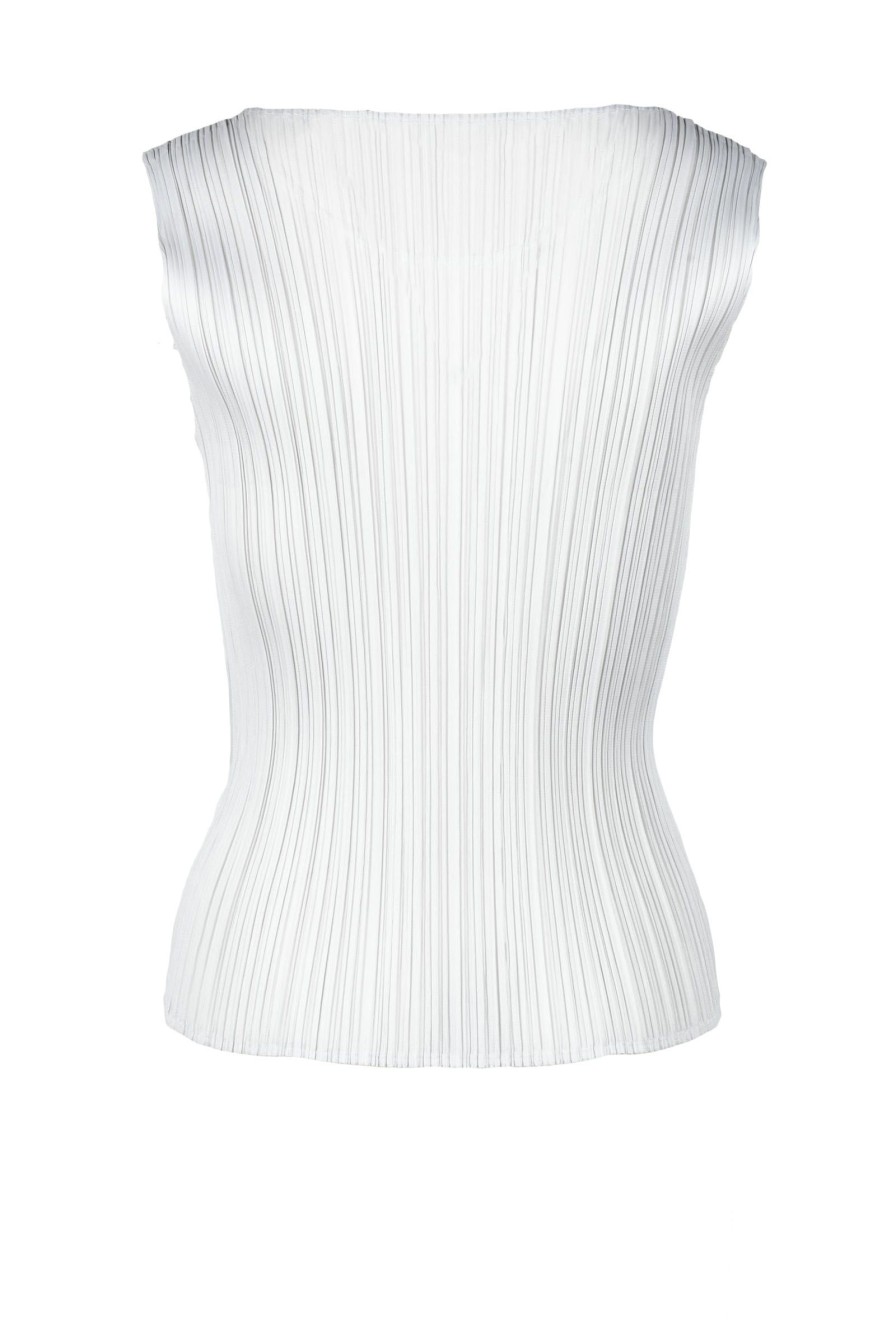 Donna PLEATS PLEASE BY ISSEY MIYAKE | Pleats Please By Issey Miyake Top Grigio Chiaro