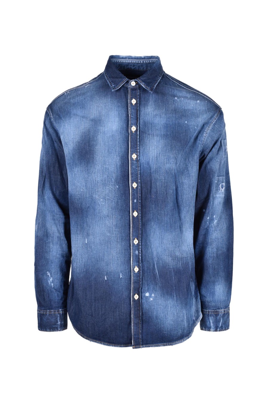 Uomo DSQUARED2 | Dsquared2 Camicia Denim