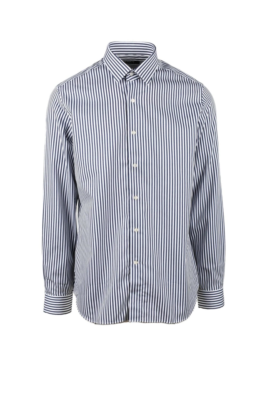 Uomo UNGARO | Ungaro Camicia Bianco/Blu