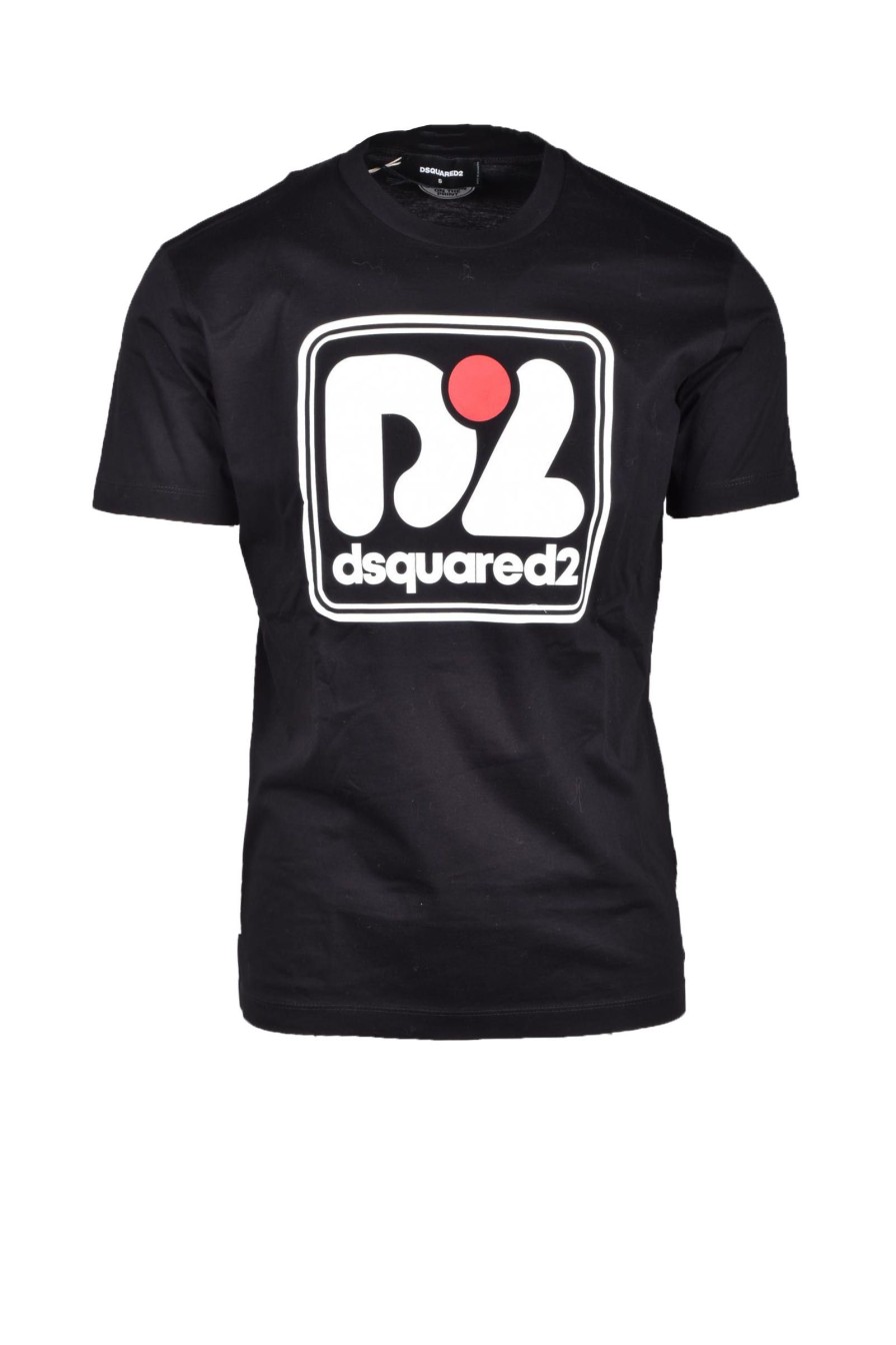 Uomo DSQUARED2 | Dsquared2 Tshirt Nero