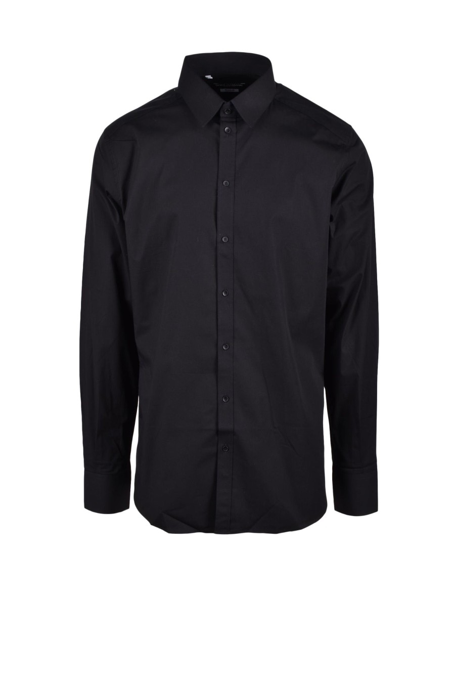 Uomo DOLCE & GABBANA | Dolce & Gabbana Camicia Nero