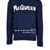 Uomo ALEXANDER MCQUEEN | Alexander Mcqueen Maglia Blu