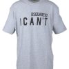 Uomo DSQUARED2 | Dsquared2 Tshirt Grigio Chiaro