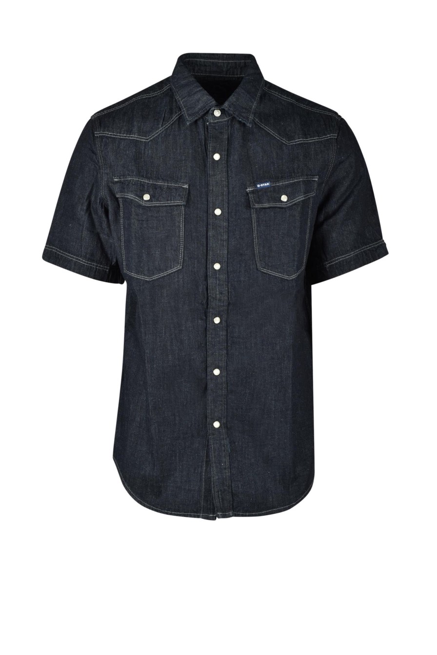 Uomo G-STAR RAW | G-Star Raw Camicia Blu