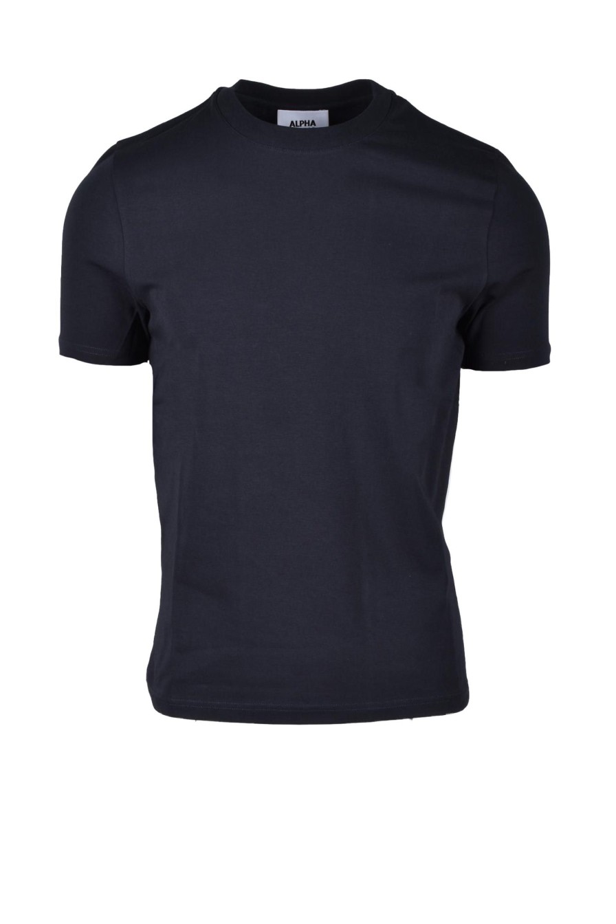 Uomo ALPHA STUDIO | Alpha Studio Tshirt Blu Notte