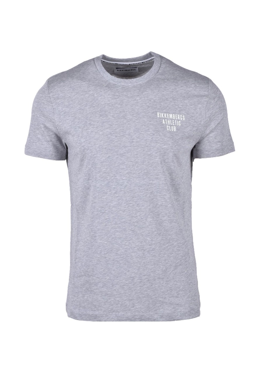 Uomo BIKKEMBERGS | Bikkembergs Tshirt Grigio