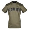 Uomo DSQUARED2 | Dsquared2 Tshirt Verde Militare