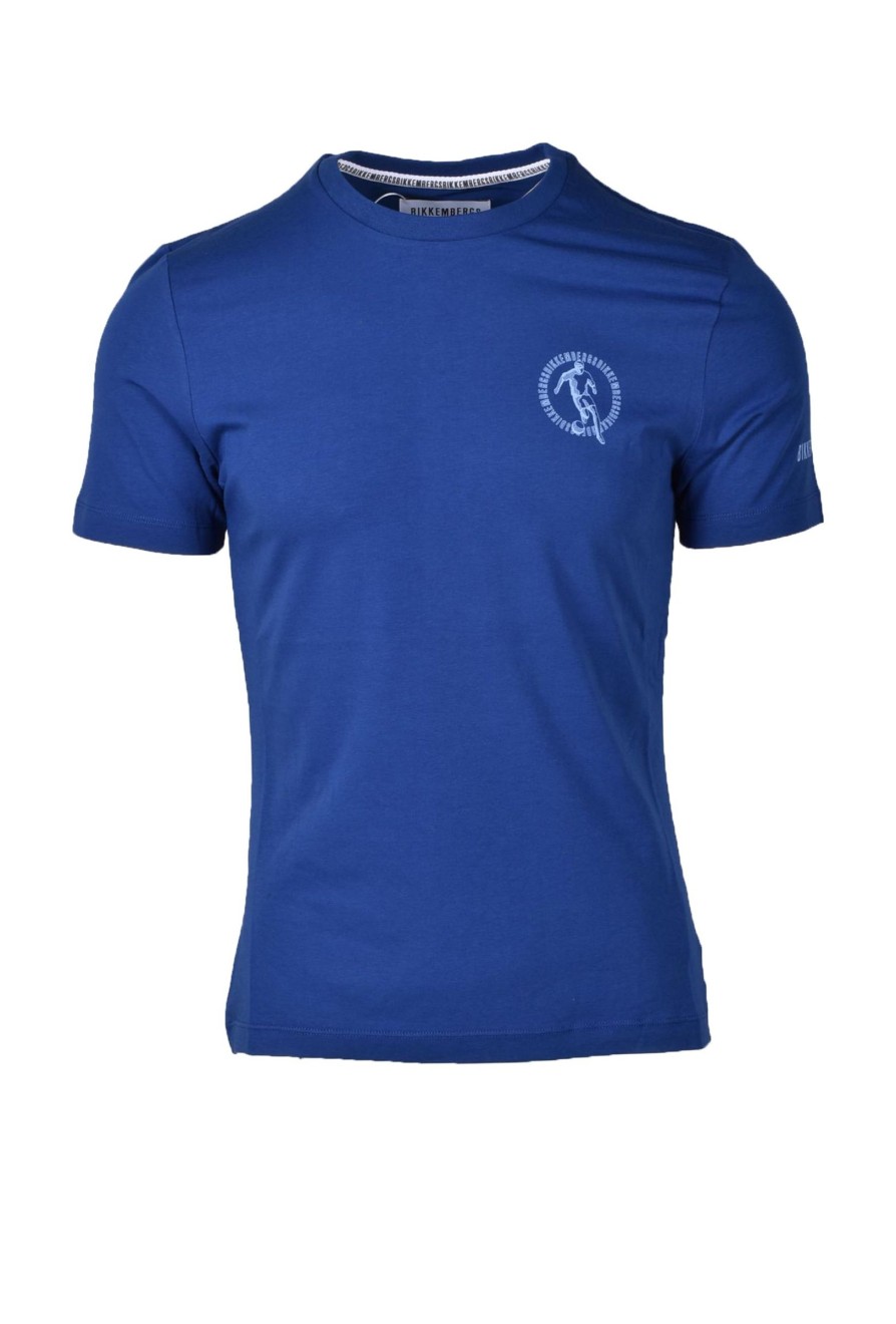 Uomo BIKKEMBERGS | Bikkembergs Tshirt Blu