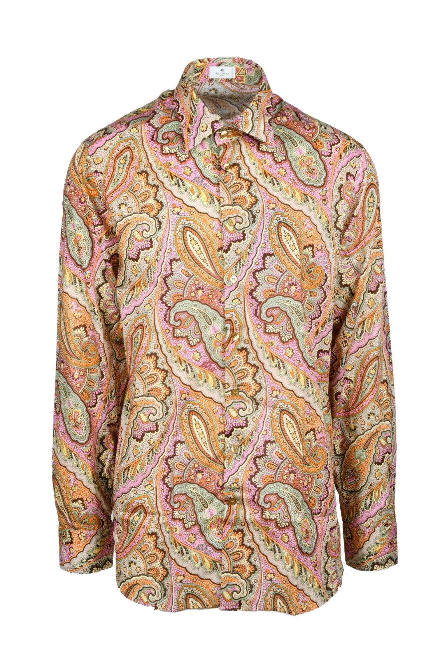 Uomo ETRO | Etro Camicia Arancione