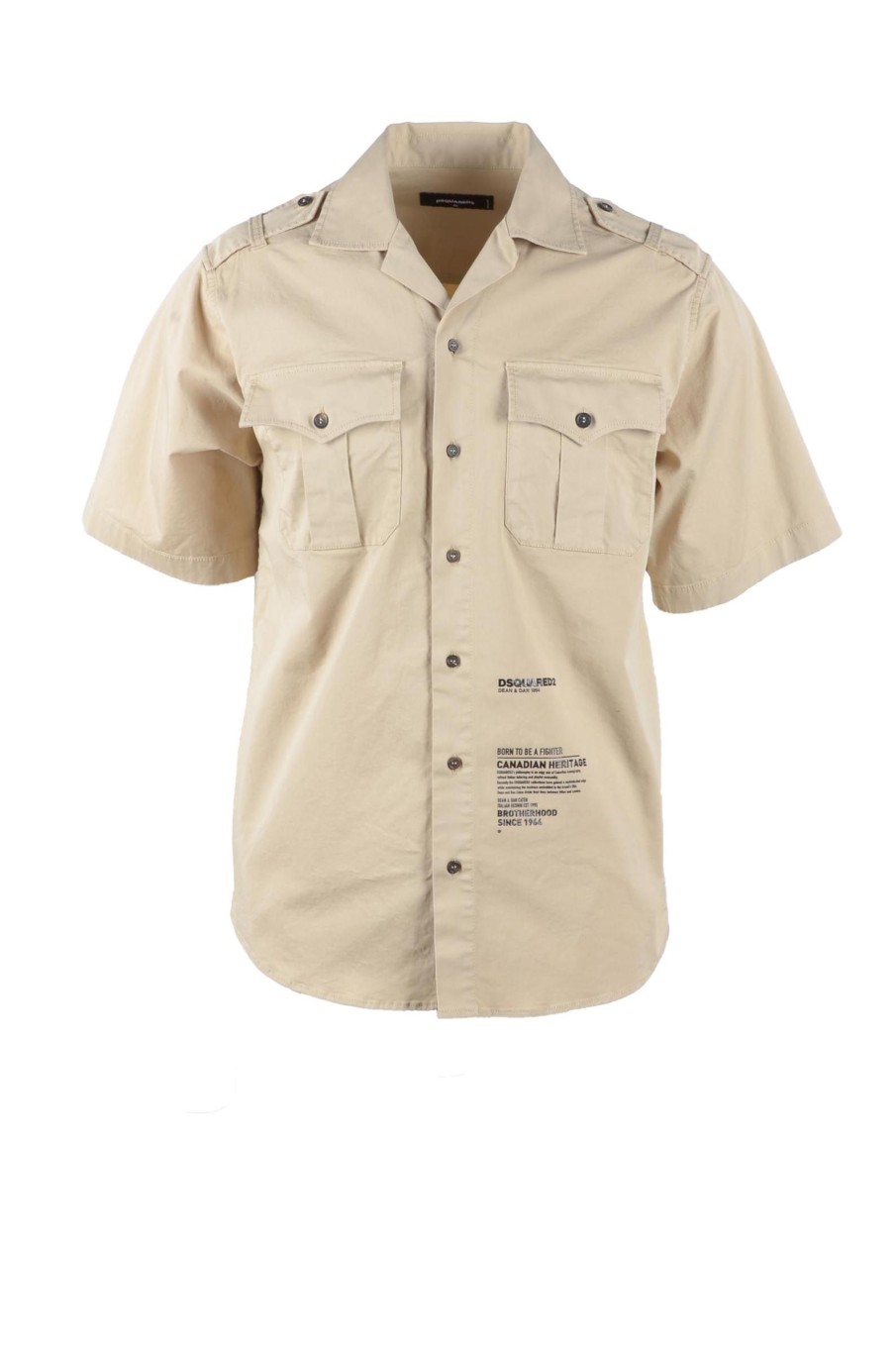 Uomo DSQUARED2 | Dsquared2 Camicia Beige