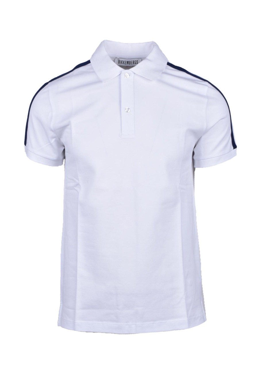 Uomo BIKKEMBERGS | Bikkembergs Tshirt Bianco