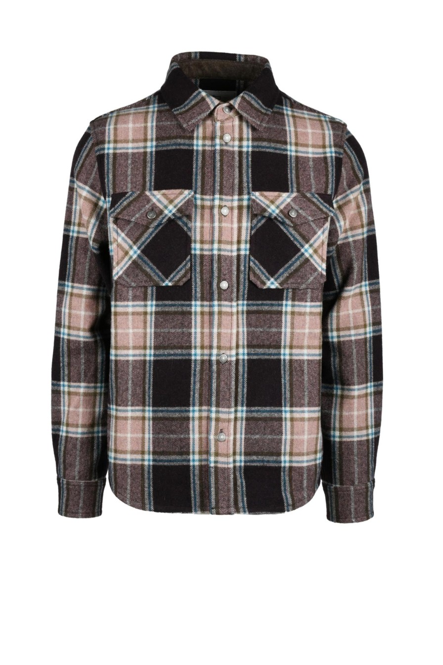 Uomo WOOLRICH | Woolrich Camicia Pink/Brown