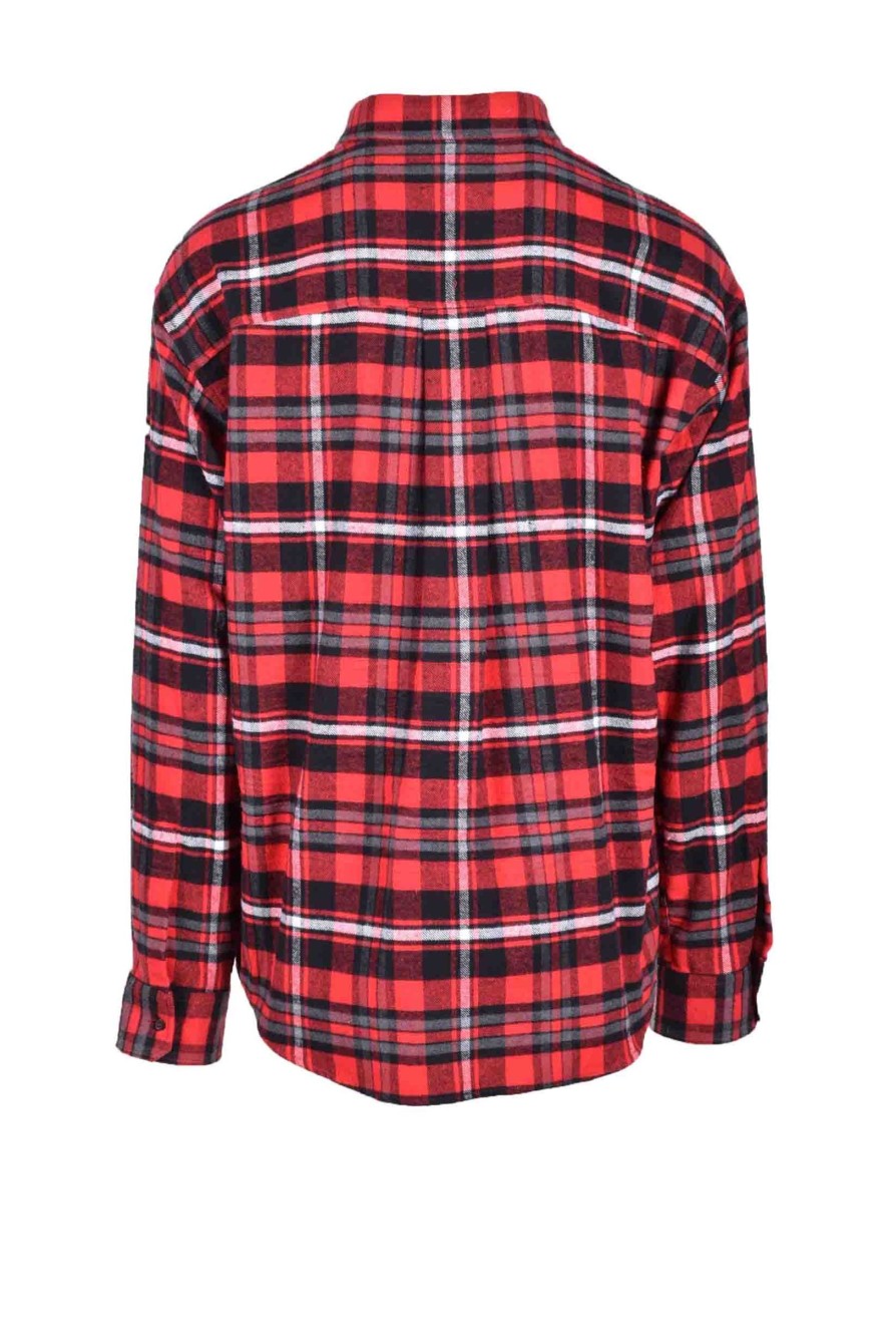 Uomo DSQUARED2 | Dsquared2 Camicia Nero/Rosso